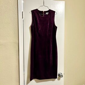Calvin Klein Deep Purple Midi Dress